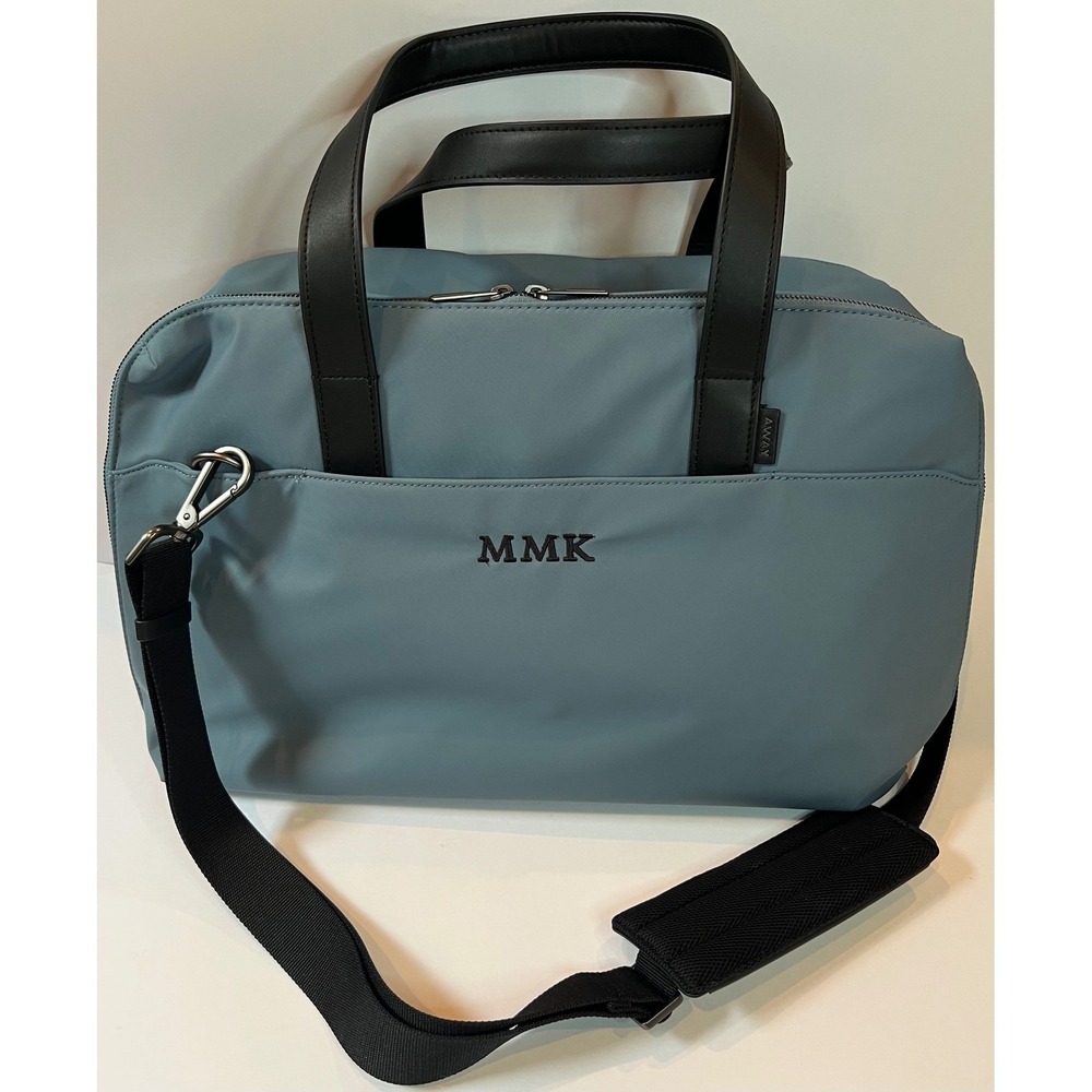 Away The Everywhere Bag Coast Blue Nylon Laptop Travel Tote Monogrammed MMK